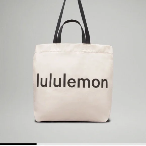 Lululemon Double Handle Canvas Tote Bag (NWT) - Picture 2 of 11